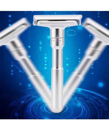 Adjustable Safety Razor Zinc Alloy Classic - Perfect Shave with 5 Blades for Men & Women | International Shipping Available - Buy Online on SooperMarket.com