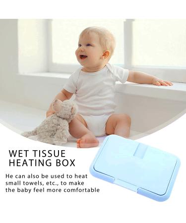 LITM Baby Wipe Warmer: Portable USB Wet Wipes Dispenser - Quick 10 Mins Top Heater (Blue) - Buy Online on SooperMarket.com