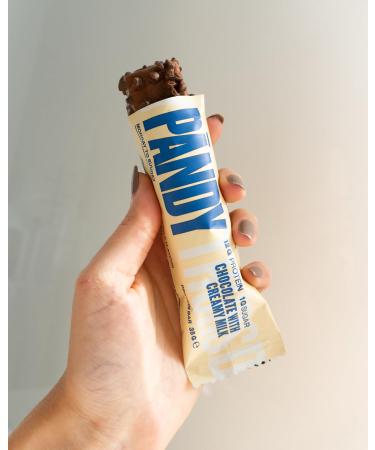 P ndy Protein Bar Creamy Milk - 12g Protein 131 Calories 18 x 35g Delicious Milk & Chocolate Taste Bars for Fitness Lovers - Buy Online on SooperMarket.com