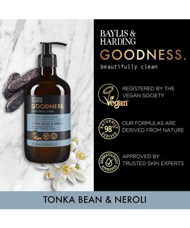 Baylis & Harding Goodness Tonka Bean & Neroli Hand Wash 500 ml (Pack of 3) - Vegan Friendly 500 ml (Pack of 3) Tonka Bean & Neroli - Buy Online on SooperMarket.com
