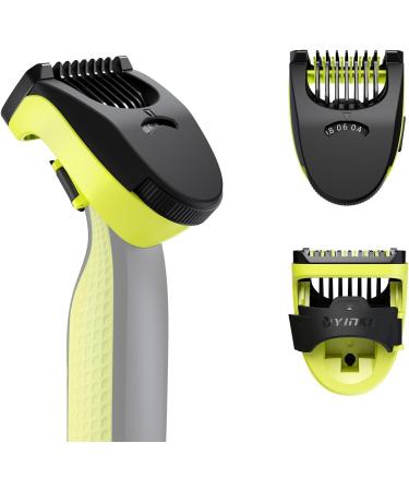 14 in 1 Adjustable Attachments Compatible with O Blade 360 QP2734 QP2724 OBlade QP2724 QP2520 QP2630 14 Cutting Lengths (0.4 to10mm) Guards Body Face Hair Trimmer Precision Replacement Comb