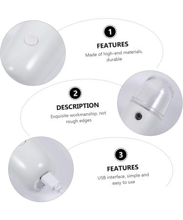 CANIGHT 1 Set Spray Hydrating Apparatus Pore Cool Mist Sprayer Face Steamer for Facial Lash Plastic White - Buy Online on SooperMarket.com