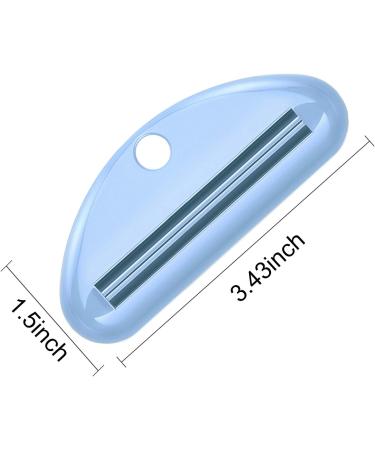 8 Pieces Toothpaste Tube Squeezer Dispenser Clips - Bathroom Essentials (Yellow Gray Blue White) - Buy Online on SooperMarket.com