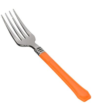 Amscan 436900.05 Tableware Classic Choice Premium Forks Party Supplies Orange Peel One Size 20ct