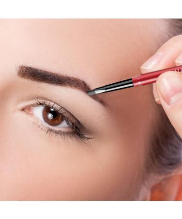 JASSINS 2pc Double-Headed Eyebrow Pencil Kit - Waterproof & Long-Lasting Dark Brown Brow Pen with Brush - Buy Online on SooperMarket.com