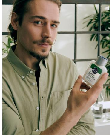 Nivea Men Sensitive Pro Aftershave Balm with Hemp Seed Oil & Vitamins - Calming Beard Balm - 4x100ml - International Shipping - Buy Online on SooperMarket.com