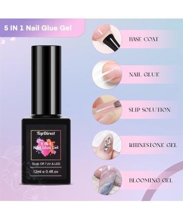 Topdirect Geln gel Starter Set | 20 Colors Shellac Set with 48W UV Lamp | 5-in-1 Adhesive Gel Polish for DIY Nail Design - Buy Online on SooperMarket.com