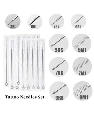 Romlon Tattoo Needles Assorted Sizes 50 Count - Pack of 1 - Buy Online on SooperMarket.com