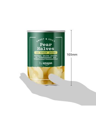 Buy Amazon Pears in Grape Juice - Half Fruit 411g | Delicious International Shipping - Buy Online on SooperMarket.com