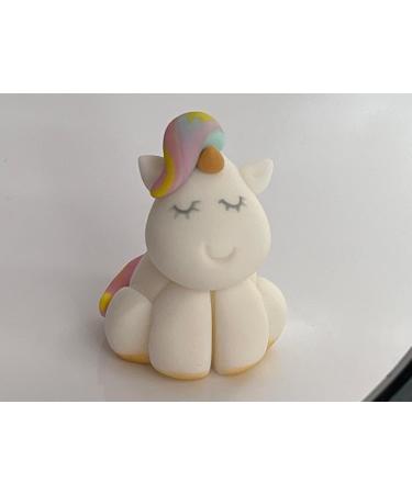 SugArt Unicorn Edible Cake Toppers | Handmade Animal Cake Decorations for Birthdays Easter Decorations or Baby Showers | Perfect on Fondant Butter Cream & Icing Sugar Cakes | Contains Food Colors - Buy Online on SooperMarket.com