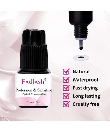 Extra Strong FADLASH Eyelash Extension Glue - 5ml | 8 Weeks Retention | Professional Use Only - Buy Online on SooperMarket.com