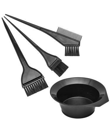 Hair Dye Coloring Kit Bowl and Brushes Hair Dye DIY Hairdressing Tool for Salon and Home