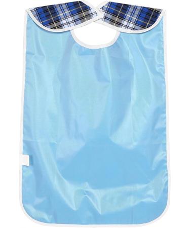 Adult Bib 3colors Adult Bib Washable Reusable Waterproof Dinning Aid Clothes Protector Clothing Protector with Optional Crumb Catcher and Vinyl Backing 17.7 * 29.5inch(Orange pink) - Buy Online on SooperMarket.com