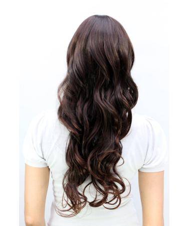 Buy LONG Brunette/Brown CURLY Tips Wig 618-1A-2T33 - Premium Quality International Shipping - Buy Online on SooperMarket.com