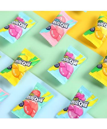 Peeling Fruit Juice Fudge 4 flavors candies snack mango white peach gummy candy 68% Juice Content soft candy Desserts Healthy Snack Food New Year Candy Casual Snacks gift pack (1000g(About200 pieces)) - Buy Online on SooperMarket.com