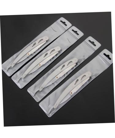 Buy Cabilock Vintage Razor Blade Holder - 4 Piece Stainless Steel Set | Perfect Father's Day Gift for Men - Buy Online on SooperMarket.com