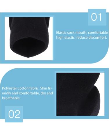 Beaupretty Invisible Heel Elevators - Moisturizing Sock Cushions for Men & Women | 12.5x11 cm Pink Insoles - Buy Online on SooperMarket.com