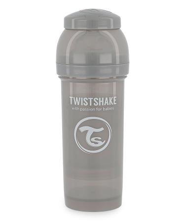 Twistshake Anti-Colic 260ml/8oz Pastel Grey - Reduce Colic and Comfort Your Baby - Buy Online on SooperMarket.com