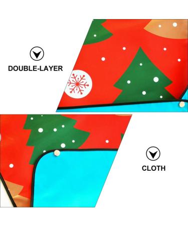 KESYOO Adult Christmas Bib Lovely Tree Pattern Bib Waterproof Bib Old Man Eating Bib for Christmas Holiday Party Supplies - Buy Online on SooperMarket.com