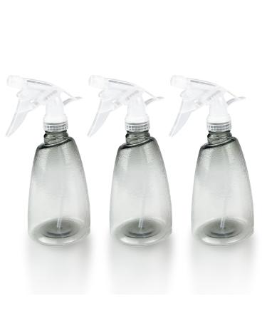 Gvolatee 3 STK atomizer spray bottle 500 ml refillable spray bottles empty transparent spray bottle plastic sprays plants professional water spray bottle for flowers hair cleaning gray
