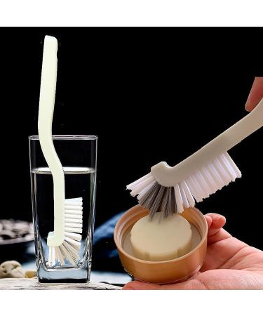 Kitchen Cleaning Scrub Brush Deep Stove Brass Wire Brushes Scraper Scrubber Brush For Range Hood Grease Grime Cleaner Brush For Pot Pan Household Cleaning Tools Little Pro (White One Size) White One Size - Buy Online on SooperMarket.com