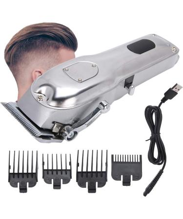Professional Hair Clippers Kit with LCD Display - Rechargeable Stainless Steel Beard & Mustache Trimmer for Men | Grooming Salon Essentials - Buy Online on SooperMarket.com