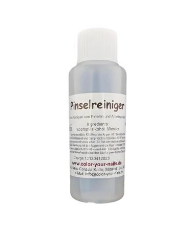 Brush cleaner. For gently cleaning brushes when doing acrylic modelling UV gel made in Germany (100ml)