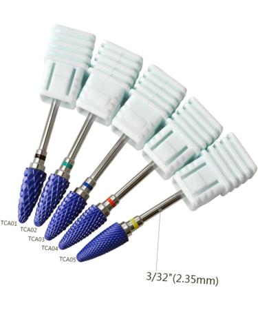 Healeved 1 Set Nail Art Supplies Polish Nail Drill Bits for Nails Manicure Kit Electric Nail Drill Bits Diamond Nail Drill Bits Nail File Bits Beginner Carbide Drill Grinding Head Ceramics - Buy Online on SooperMarket.com