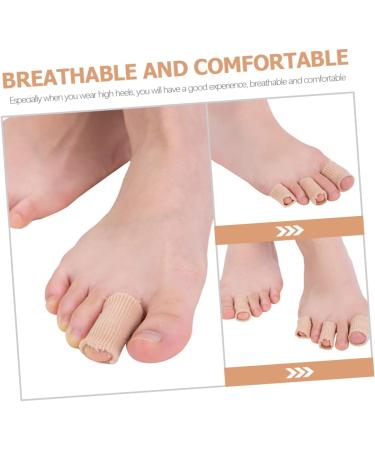Healifty 8 Pcs Silicone Toe Cover Sleeves - Reusable Gel Protectors for Toe Tubes & Finger Sleeves - Anti-wear & Elastic Bands for Toe and Finger Protection - Buy Online on SooperMarket.com