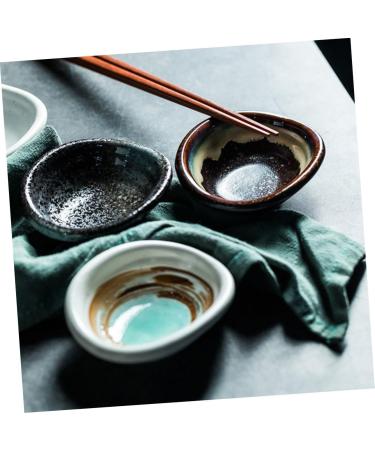 Zerodeko 4pcs Ceramic Side Dish Sauce Plate Condiment Dish Soy Sauce Small Saucer Dipping Bowl Fruit Salad Bowls Japanese Snack Fruit Snack Ice Food Container Household Ceramics Pickles - Buy Online on SooperMarket.com