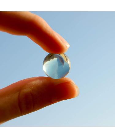 Galashield Clear Glass Marbles for Vases - 500 Pieces | Bulk Round Decorative Marbles - Buy Online on SooperMarket.com