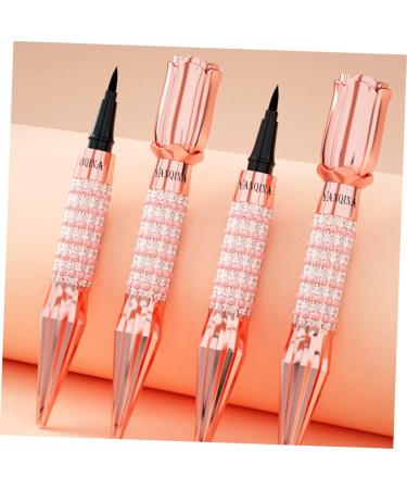 Mikinona 2pcs Liquid Eyeliner Eye Drawing Pencil Beautiful Eyeliner Plastic Cosmetic Tool Kit Woman - Buy Online on SooperMarket.com