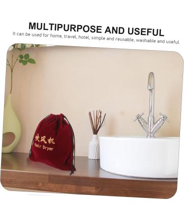 BELLIFFY 3 Pcs Hair Dryer Storage Bag Drawstring Bags Travel Blow Dryer Hair Tools Travel Bag Fabric - Buy Online on SooperMarket.com