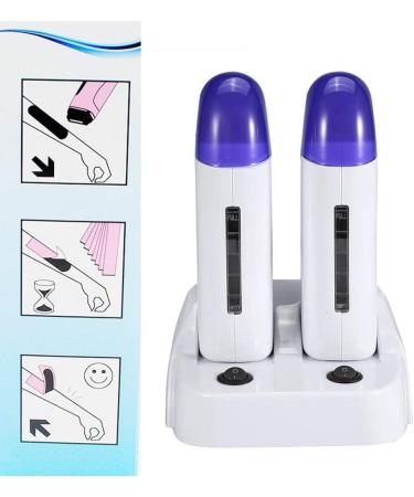 Depilatory Roll Hair Removal Waxing Roller Roll Wax Heater Waxing Paper Electric Rolling Wax Warmer Body Hair Removal Salon Tool (5#) - Buy Online on SooperMarket.com