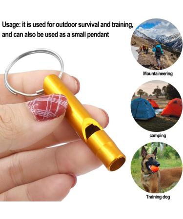 Weddhuis 7-Piece Lifeguard Signal Kit - Emergency Whistle & Aluminum Survival Pipe with Keychain for Hiking & Camping - Buy Online on SooperMarket.com
