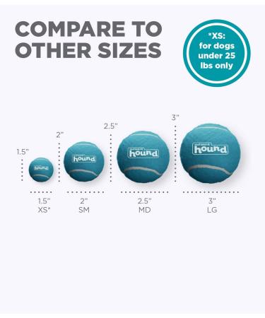 Outward Hound 8-Pack Squeaker Ballz Tennis Toys for Dogs | Small Squeaker Balls for Fetching | Interactive Dog Toys - Buy Online on SooperMarket.com