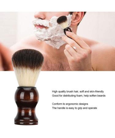 Ankroyu Portable Men's Shaving Brush - Facial Cleaning Foam Razor Brush & Beauty Tool for Beard Care - Buy Online on SooperMarket.com