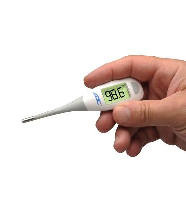 ADC Fast Read Digital Thermometer - Flexible Tip, Quick Read LCD & Color-Coded Backlight - Buy Online on SooperMarket.com