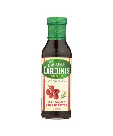 Cardini Dressing, Balsamic Vinaigrette, 12 Ounce (Pack of 6)