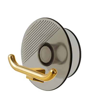 Shenrongtong connector holder-socket plug-the-organizer hook toothbrush and razor holder for the shower drill-free self-adhesive storage hook for razors coat towel translucent gray