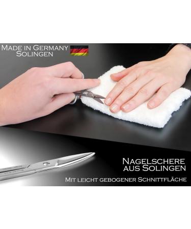 Premium Solingen Nail Scissors - German Stainless Steel Manicure & Pedicure Tools for Sharp Precision - Buy Online on SooperMarket.com