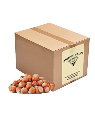 Presto Sales Hazelnuts (Filberts) Raw In Shell 160 oz. | Non-GMO, Natural Healthy Snack | Keto/Paleo Friendly | Great for all ages | Oregon, USA | 10 lbs. Bag in Box 10.0 Pounds