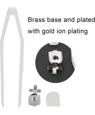Teeth Brace Decoration Brass Hip Hop False Tooth Convenient Wear for Daily Use for Party(Silver) - Buy Online on SooperMarket.com