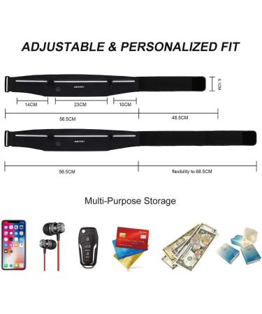 Haissky PLASS Waterproof Running Belt for Cell Phones - Ultra-Thin Hip Bag for Jogging Fitness and Travel (Fits Phones Up to 6.9 ) - International Shipping - Buy Online on SooperMarket.com