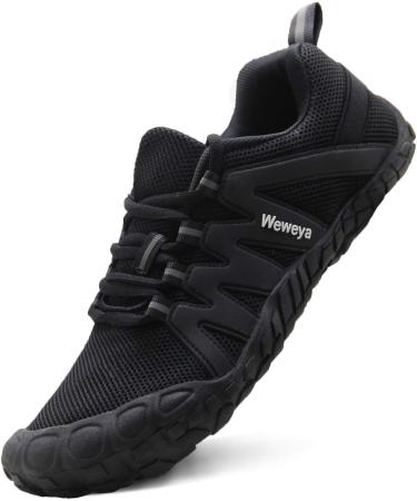 Weweya Barefoot Shoes Women's Minimalist Cross Training Running Shoe 7-7.5 Black - Buy Online on SooperMarket.com