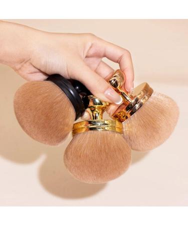 NOLITOY Golden Makeup Brush Set - Travel Foundation Blush Loose Powder & Concealer Brushes for Women | Premium Cosmetic Tools for Flawless Beauty - Buy Online on SooperMarket.com