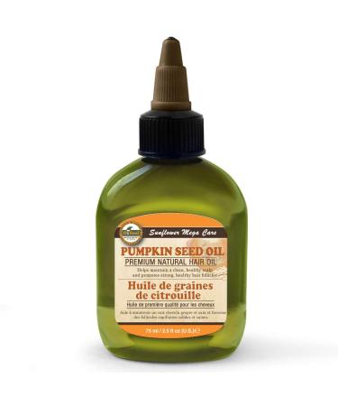Difeel Premium Natural Hair Care Oil  Pumpkin  2.5 Oz