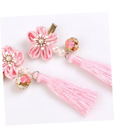 ibasenice 1 Pair Tassels Hairclips Hair Barrettes for Girls Hair Accessories for Girls Flower Hair Accessories Polymer Clay Cane Kids Hair Accessories Qipao Chinese Style Pair Clip Child - Buy Online on SooperMarket.com