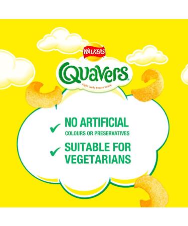 Walkers Quavers Cheese Snacks Crisps 30x34g (Wholsale Box) - Buy Online on SooperMarket.com