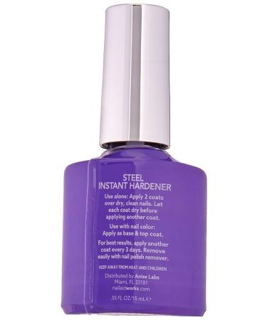 NAIL-AID Steel Instant Hardener Clear 0.55oz - Strengthens Nails, Fast-Drying Formula - Buy Online on SooperMarket.com